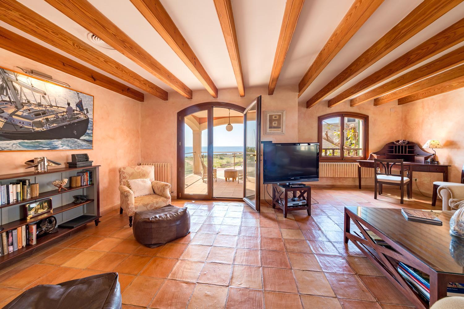 Mallorca Finca Haus Mit Pool Direkt Am Meer Es Trenc, Bootstour Moeglich サ・ラピタ エクステリア 写真