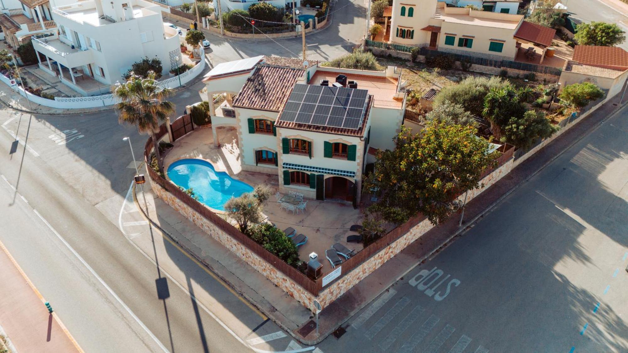 Mallorca Finca Haus Mit Pool Direkt Am Meer Es Trenc, Bootstour Moeglich サ・ラピタ エクステリア 写真