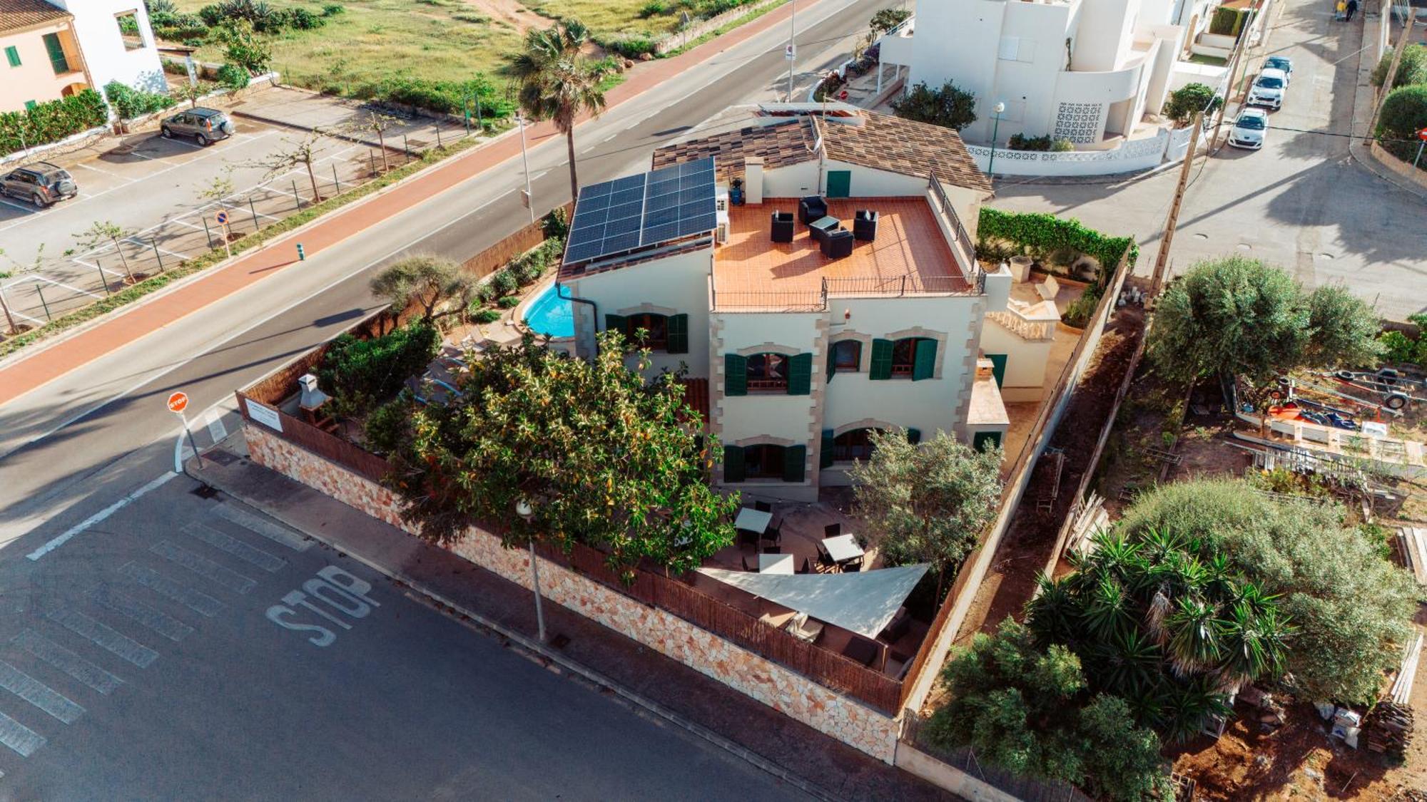 Mallorca Finca Haus Mit Pool Direkt Am Meer Es Trenc, Bootstour Moeglich サ・ラピタ エクステリア 写真
