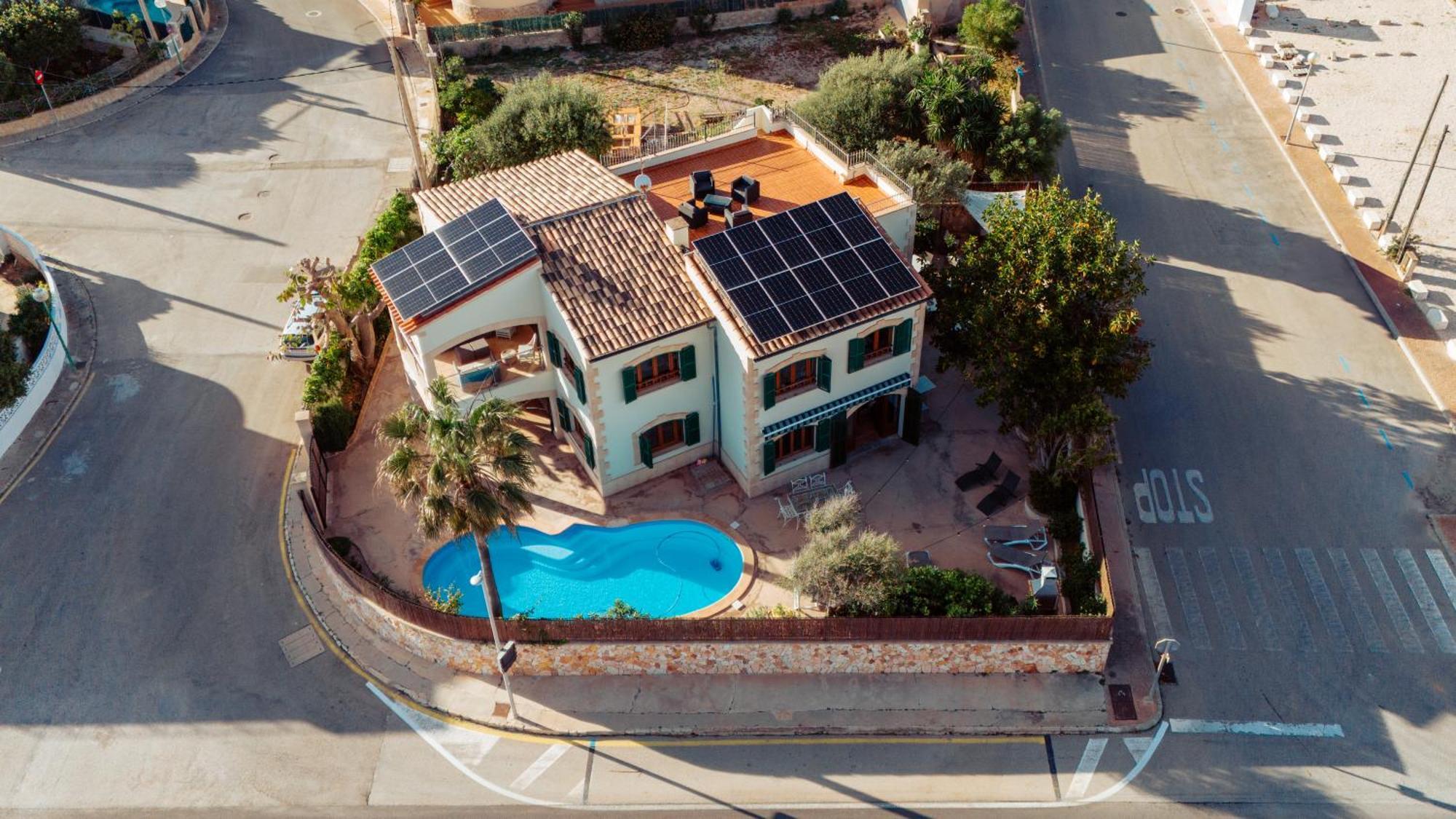 Mallorca Finca Haus Mit Pool Direkt Am Meer Es Trenc, Bootstour Moeglich サ・ラピタ エクステリア 写真
