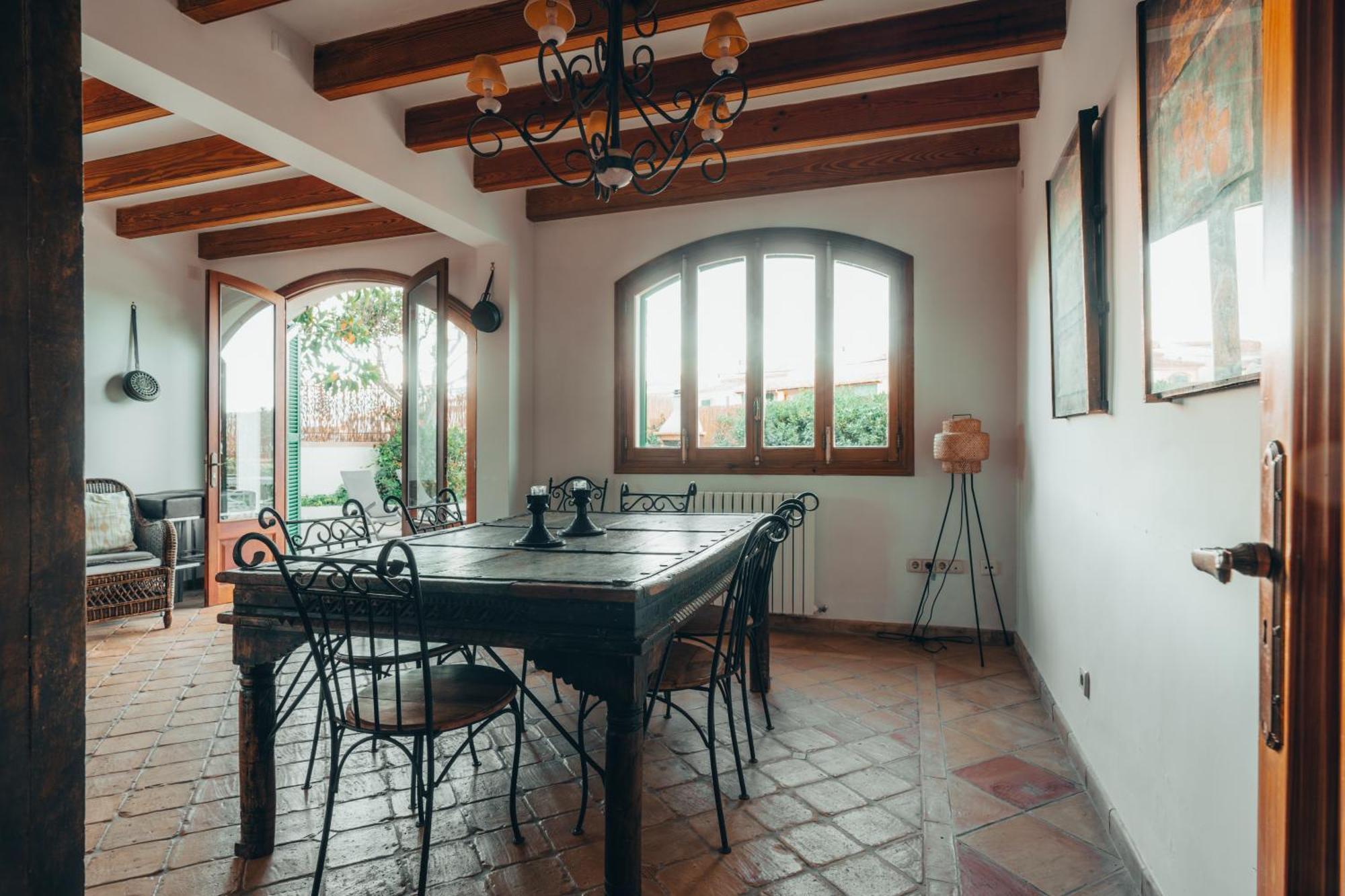 Mallorca Finca Haus Mit Pool Direkt Am Meer Es Trenc, Bootstour Moeglich サ・ラピタ エクステリア 写真